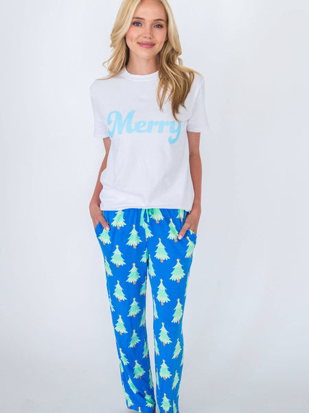 SoftSnooze™ Bamboo Viscose Twinkling Trees Pajama for Men, Women, Kids & Babies