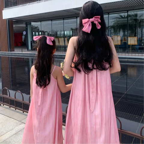 Momma & Me Matching: Pink Dip-Dye Dress