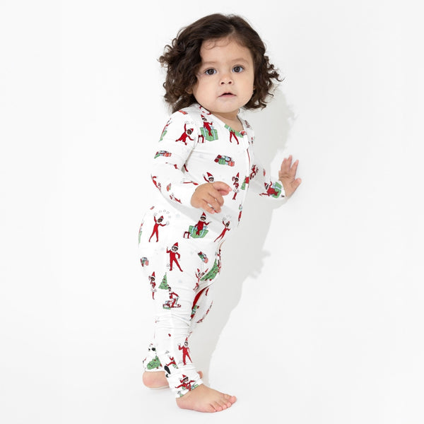 The Elf on the Shelf Luxuriously Soft Bamboo PJ Set for Men, Women, Kids, & Babies