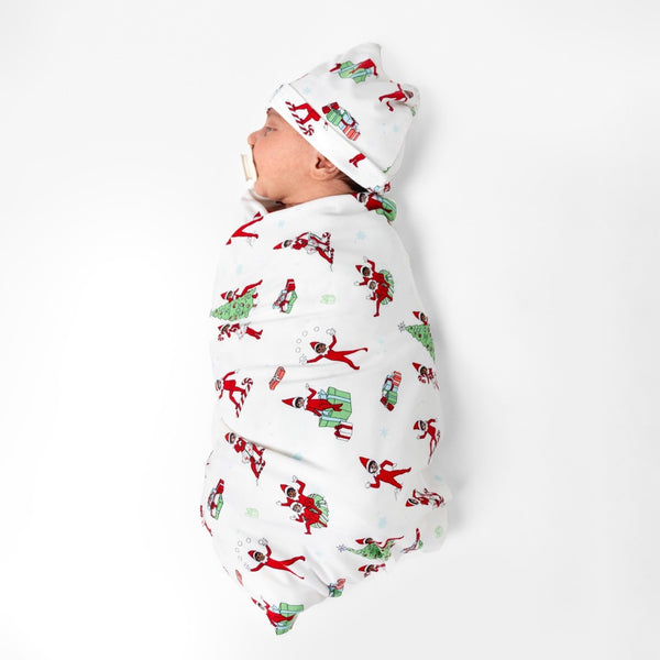 The Elf on the Shelf Luxuriously Soft Bamboo PJ Set for Men, Women, Kids, & Babies