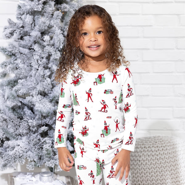 The Elf on the Shelf Luxuriously Soft Bamboo PJ Set for Men, Women, Kids, & Babies