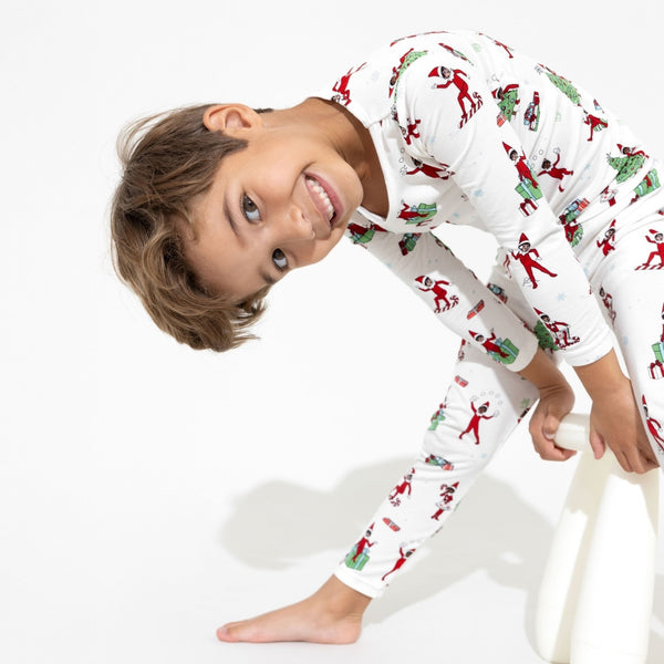 The Elf on the Shelf Luxuriously Soft Bamboo PJ Set for Men, Women, Kids, & Babies