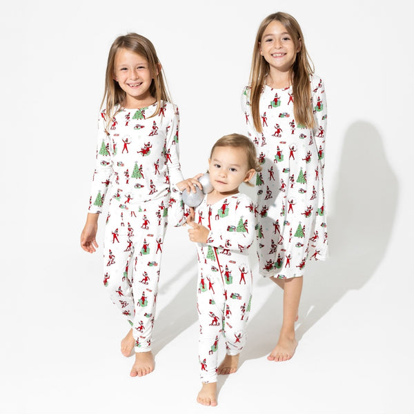 The Elf on the Shelf Luxuriously Soft Bamboo PJ Set for Men, Women, Kids, & Babies