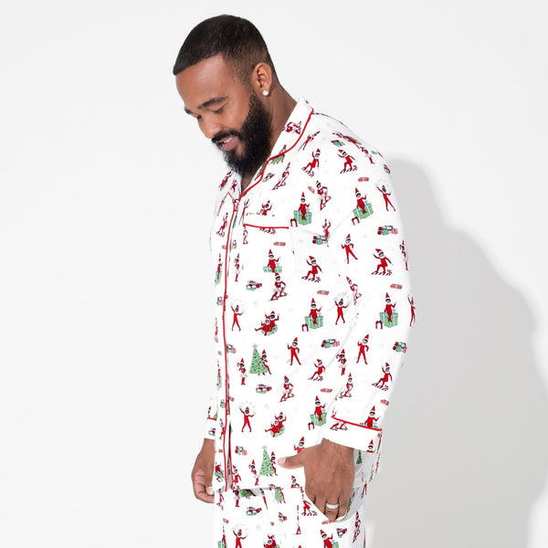 The Elf on the Shelf Luxuriously Soft Bamboo PJ Set for Men, Women, Kids, & Babies