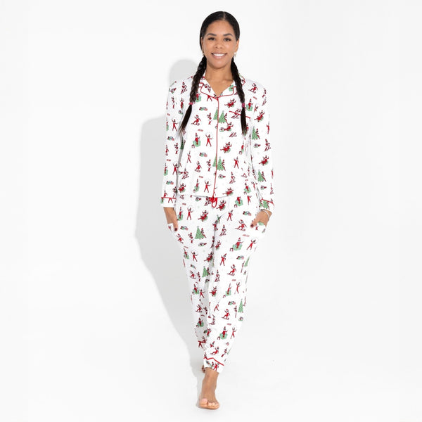 The Elf on the Shelf Luxuriously Soft Bamboo PJ Set for Men, Women, Kids, & Babies