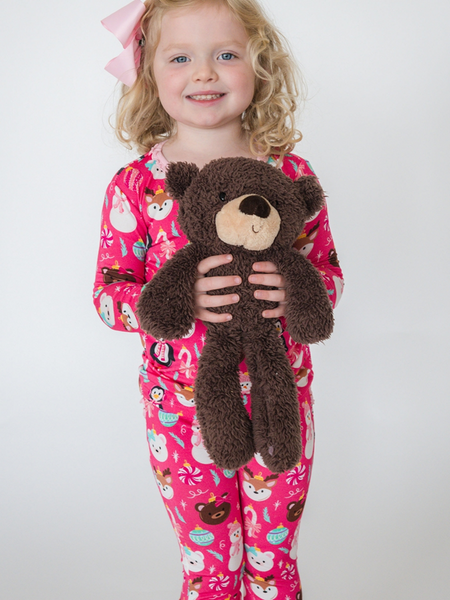 SoftSnooze™ Adult Bamboo Viscose Frosty Friends Pajamas for Men, Women, Kids & Babies