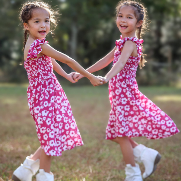 Girls' Hollie Dress in Bali Isle Berry