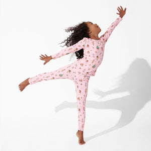 Pink Nutcracker Luxuriously Soft Bamboo PJ Set for Girls & Babies