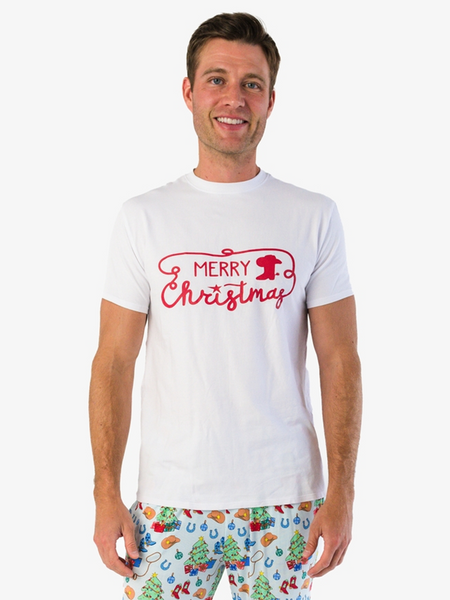 SoftSnooze™ Bamboo Viscose Yuletide Yee-haw Pajamas for Men, Women, Kids & Babies