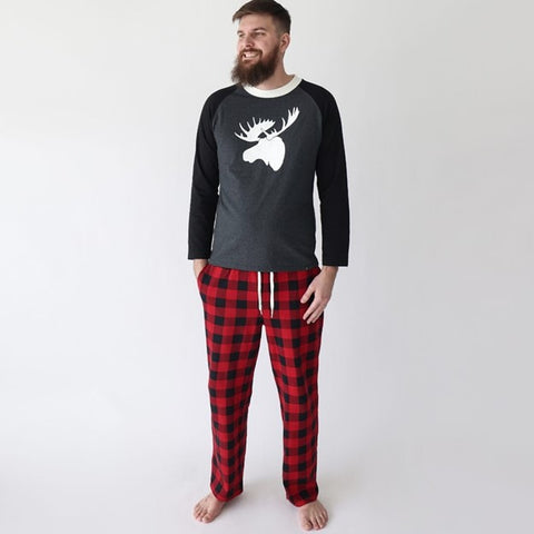 Country Moose Men's Pajama Set
