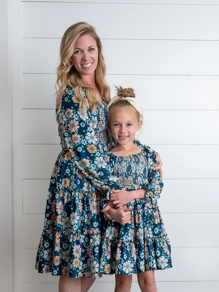 Momma & Me Matching: Grace Floral 3 Tiered Dress for Women & Girls
