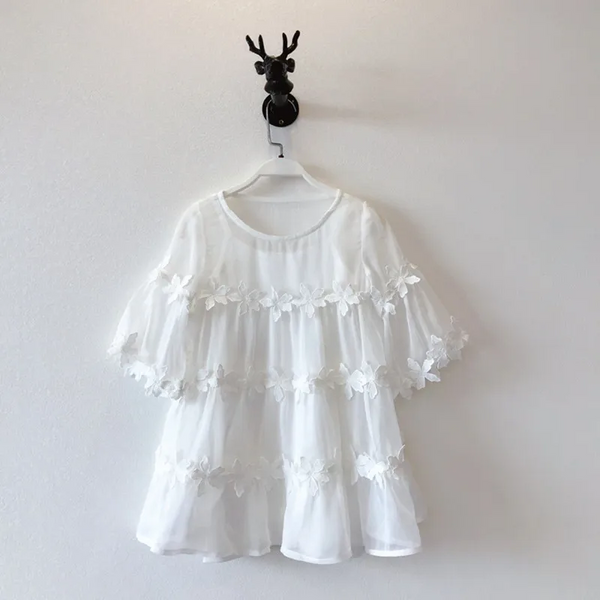 Mommy & Me Matching Dresses: The Marilee White Swing Dress for Women & Girls