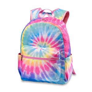 Girls Pastel Delight Tie Dye Canvas Backpack