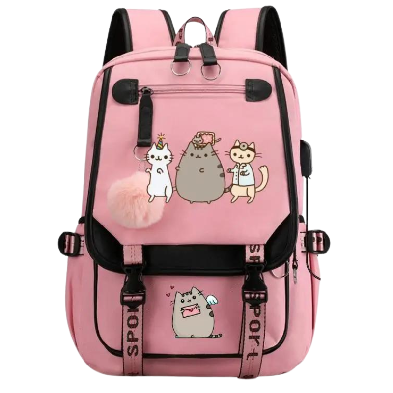 Pusheen Cat Friends Extra Large Capacity Backpack Jadey s Closet