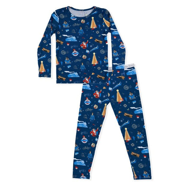 The Polar Express Luxuriously Soft Bamboo PJ Set for Men, Women, Kids & Babies