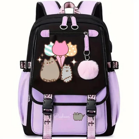 Pusheen™ Cat & Balloons Extra Large Capacity Backpack