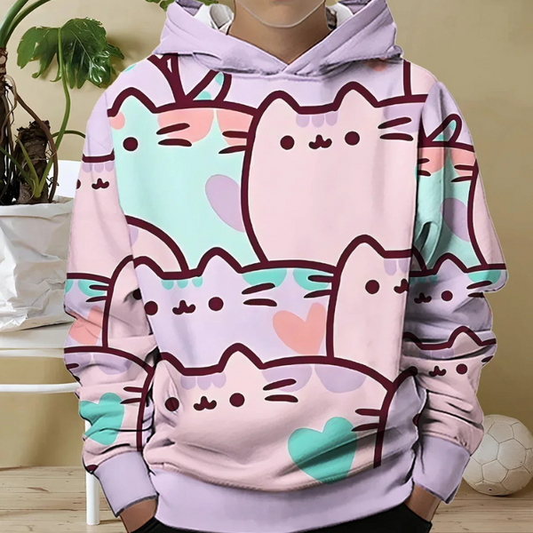 Pusheen™ Cat Pastel Hoodie for Girls