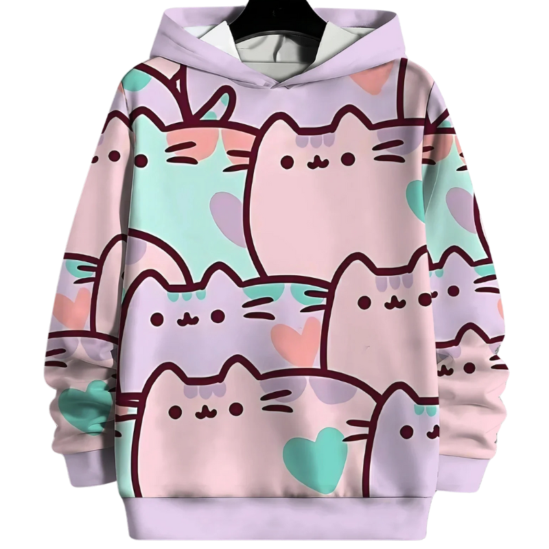 Pusheen™ Cat Pastel Hoodie for Girls