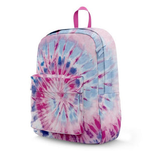 Girls Raspberry Tie Dye Canvas Backpack