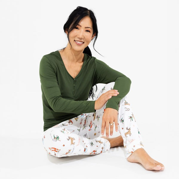 Santa's Workshop Luxuriously Soft Bamboo PJ Set for Men, Women & Kids