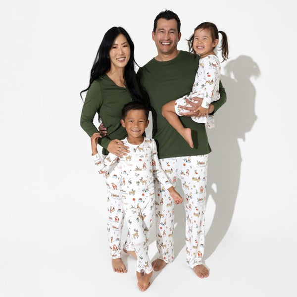 Santa's Workshop Luxuriously Soft Bamboo PJ Set for Men, Women & Kids