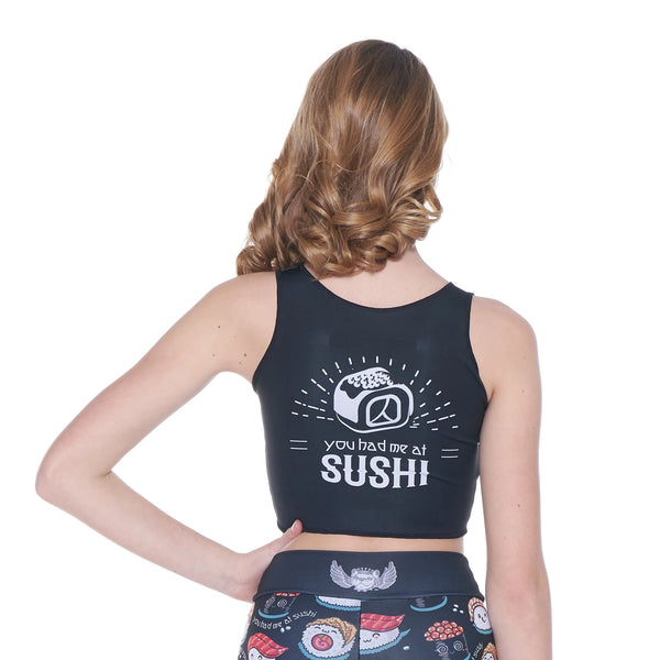 Sushi Crop Top for Girls, Tweens & Teens