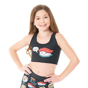 Sushi Crop Top for Girls, Tweens & Teens