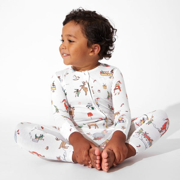 Santa's Workshop Luxuriously Soft Bamboo PJ Set for Men, Women & Kids