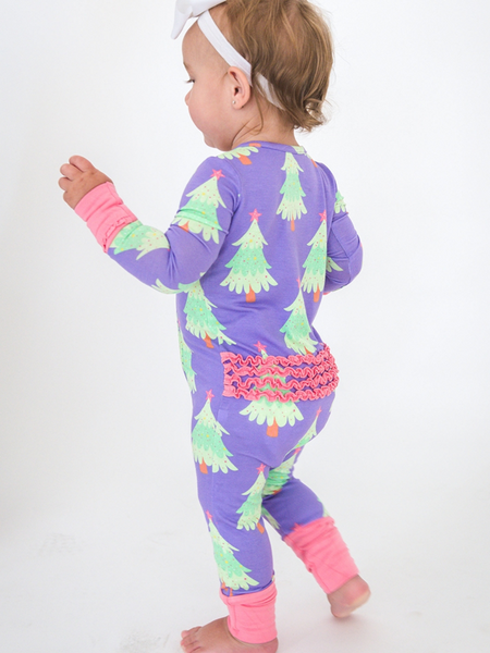 SoftSnooze™ Bamboo Viscose Twinkling Trees Pajama for Men, Women, Kids & Babies