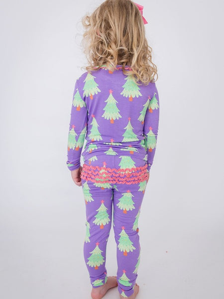 SoftSnooze™ Bamboo Viscose Twinkling Trees Pajama for Men, Women, Kids & Babies