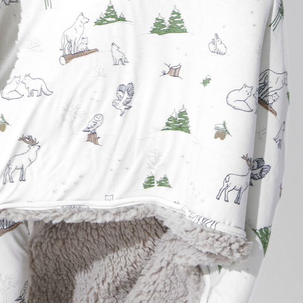 Christmas Winter Forest Luxuriously Soft Bamboo PJ Set for Kids & Babies