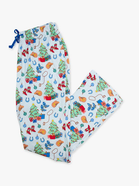 SoftSnooze™ Bamboo Viscose Yuletide Yee-haw Pajamas for Men, Women, Kids & Babies