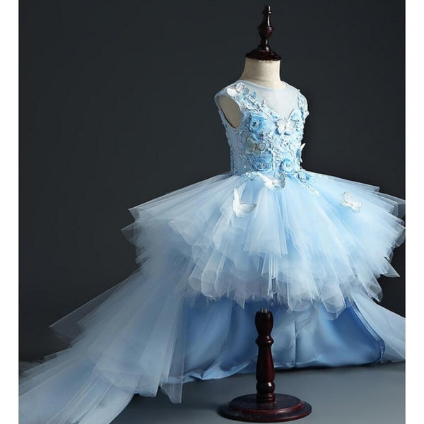 The Bella Blue Butterfly Dress