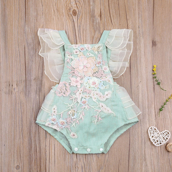 The Faith Hand-Embroidered Romper