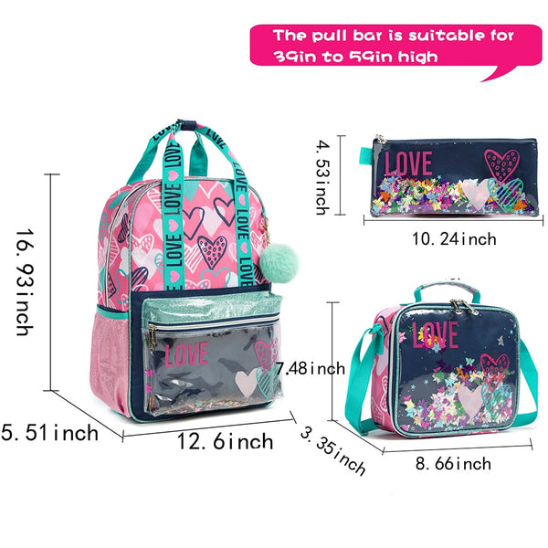 The Lulu Love Sequin Backpack Set