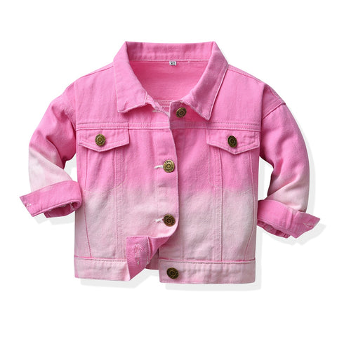 Girls' Dip-Dye Denim Jacket (for Girls & Baby)