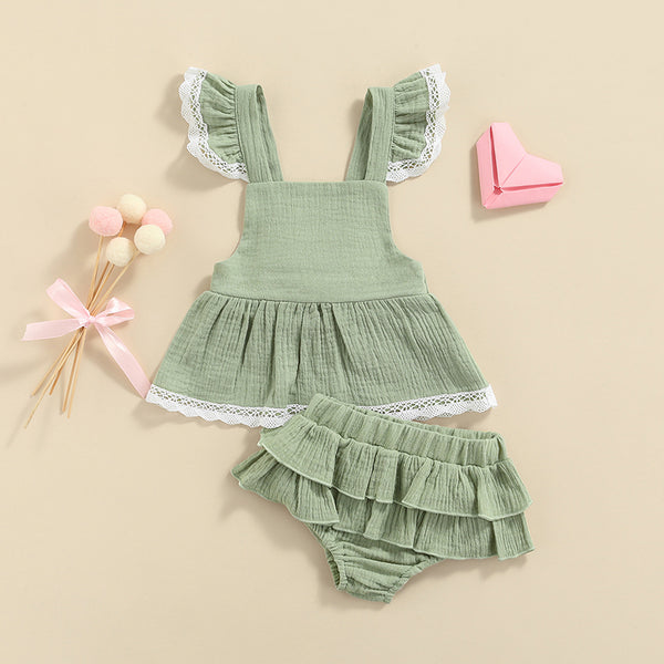 The Mirabella Two-Piece Romper Outfit